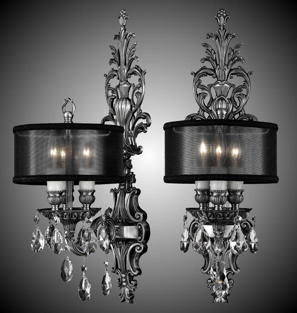 Three Light Wall Sconce